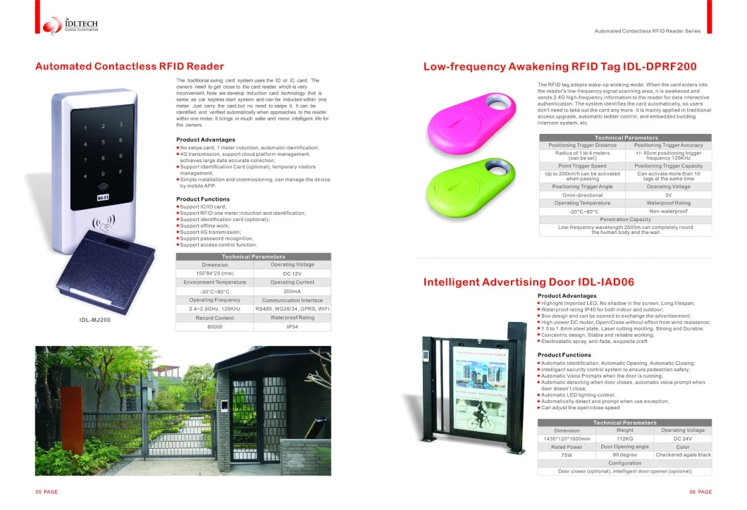 Vehicle Access Bluetooth RFID Reader in Parking System UHF RFID Reader