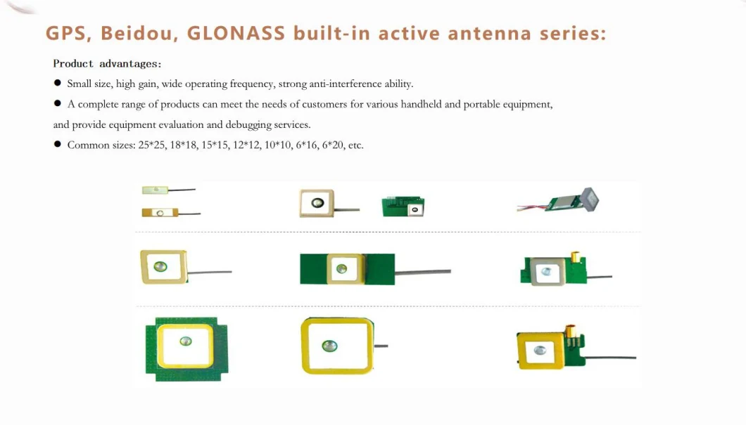 Embedded Active GPS Rtk L1/L5 Patch Antenna Automotive