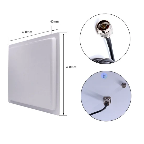 IP67 Outdoor Car Parking Access Control UHF RFID Reader Antenna