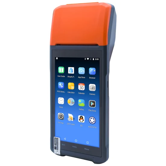 Easy to Carry Android 8.1 Smart Handheld POS Terminal for Connecting Data